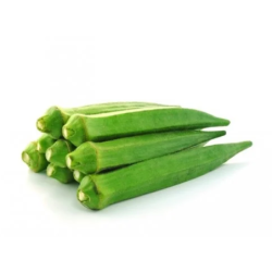 Okra Lady Finger 1 kg | High Quality Vegetable for Commercial Use | Delidel India