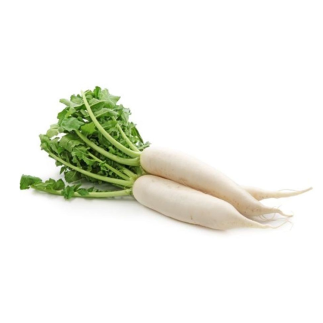 White Radish 1 kg | High|Quality Vegetable for Culinary Applications | Delidel India