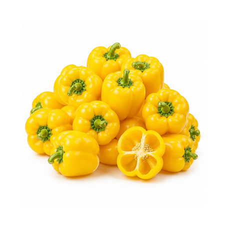 Yellow Capsicum 1 Kg | High Quality Vegetable Supply | Delidel India