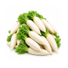 White Radish 1 kg | High|Quality Vegetable for Culinary Applications | Delidel India